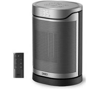 Dreo Chauffage d'appoint Heater 318 – Hyper-céramique 1500 W – Colonne Noir