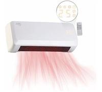 Chauffage soufflant mural compact avec télécommande 2000 W