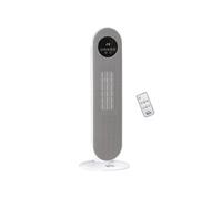 HOMCOM Chauffage d'appoint Radiateur Soufflant Oscillant 21x21x63,5 cm