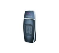 Chauffage Soufflant OVOID 220V 1500W Télécommande Thermostat Intégré Electronique Chaleur Constante Noir Gris