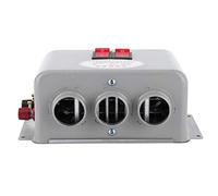 Chauffage Soufflant pour Tableau de Bord de Voiture, Dégivreur de Chauffage de Voiture Portable Compact 12 V, Chauffage de Voiture 12 V 3 Trous 600 W-800 W Hiver Chauffage Rapide
