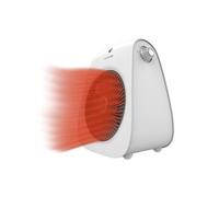 Cecotec Chauffage d'Appoint ReadyWarm 2000 Max Force Blanc, 2000 W, 2 Niveaux de Puissance, 3 Modes de Fonctionnement (Froid/Chaud/Très Chaud), Léger, Manuel, Silencieux, Sécurité Contre la Surchauffe