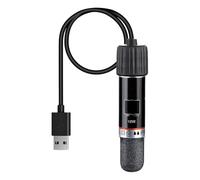 Chauffage submersible pour aquarium 10 W USB 25,6 °C | Taille des doigts pour nano réservoirs, stable 25,6 °C pour poissons tropicaux, corps scellé anti-brûlure