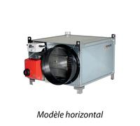 Chauffage suspendu d'atelier avec brûleur au fioul horizontal - SOVELOR-DANTHERM - FARM95