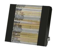 Chauffage suspendu radiant halogène quartz infrarouge électrique IPX5 SOVELOR IRC 4500 CN 4500W monophasé ou triphasé