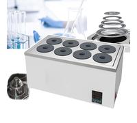 Chauffage thermostatique numérique - 1/2/4/6/8 trous, bain-marie thermostatique, bain-marie anti-séchage, couvercle réglable, plage de température +5-99,9 °C, précision 0,01 °C,8Hole