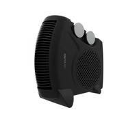 Cecotec Chauffage d'Appoint ReadyWarm 2000 Max Dual Noir. 2000 W, 3 Modes de Fonctionnement (Froid/Chaud/Très chaud), Léger, Thermostat Réglable, Silencieux, Sécurité contre la Surchauffe