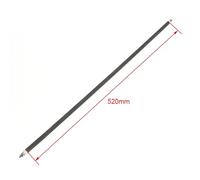 Chauffage Tube chauffant Flexible de forme carrée, 6x6mm, Type droit, haute température, élément électrique 230V, 780~900W(520mm)