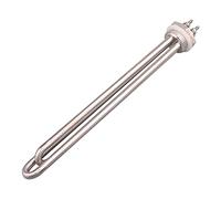 Chauffage Type u SUS304 24 Élément chauffant de chauffage de chauffage électrique 0V 2400W Elément chauffant tubulaire avec 1 pouce Bsp Réchauffeur d'immersion de fil