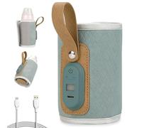 Chauffage USB Babinet Chauffage USB Portable Mam Bottle plus réchauffeur 7 Voyage de température réglable avec poignée et écran d'écran LCD pour au lait d'eau pour bébé