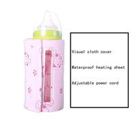 Chauffage USB Charge Universelle Thermostat Bouteille Isolation Mis Ménage Chaud Lait Chaud Chauffe-Biberon Chauffe Rose Fichier Ajustable