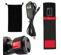 Chauffage USB pour objectif - Chauffage USB - Chauffage d'objectif - 450 mm - Pour appareil photo reflex numérique et télescope - Empêche la rosée, le brouillard et la condensation