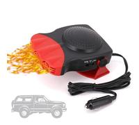 Chauffage Voiture 12V 150W Degivreur Pare Brise, Chauffage de Voiture 2 en 1 Chauffage Rapide, Refroidissement, Chauffage Soufflant Voiture Allume Cigare pour Toutes Les Voitures, 360 ° Rotatif