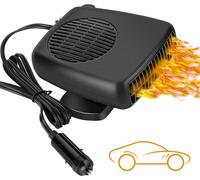 Chauffage Voiture Allume Cigare- Dégivrage et Désembuage 2 en 1 - Chauffage/Refroidissement Rapide - Chauffage Automobile