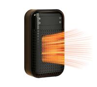 Chauffages D’appoint Au Gaz Naturel - Mini Chauffage Électrique 500W Étanche | Chauffage Mural Compact Pour Salle De Bain, Douche, Bureau, Chambre & Camping-Car | Radiateur D’Appoint Sécurisé En ABS