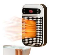 Chauffages D’appoint Au Gaz Naturel - Mini Chauffage Électrique 500W Étanche | Chauffage Mural Compact Pour Salle De Bain, Douche, Bureau, Chambre & Camping-Car | Radiateur D’Appoint Sécurisé En ABS