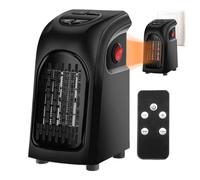 Chauffages d'Appoint pour Usage Intérieur - Ventilateur Chauffant Domestique | Ventilateur Chauffant 400W sur Prise Murale pour Salon Appartement Atelier Bureau Garage Cave