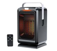 Chauffages d'appoint, Ventilateur de bureau à air chaud double fonction PTC chauffage rapide et tête oscillante électrique for refroidir chauffer, mini Pour chambre, bureau