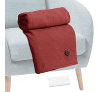 Chauffante USB, Sans Fil, Portative Extérieure Avec 3 Niveaux De Chauffage | Fermeture Éclair Douce, Pour Le Confort Du Cou Et Des Épa