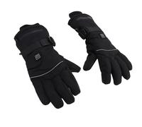 Chauffants Coupe-Vent, Contrôle de la Température Réglable, Réchauffement des Mains pour Le Cyclisme en Hiver, Nylon PU, 2 Piles