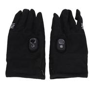 Chauffants Rechargeables, Conception Chauffante à 360 °, d'hiver -Vent pour Hommes et Femmes, 5 Niveaux de Chaleur et Charge Rapide, Moto, Promenade du Chien (Black)