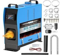 Chauffe-air diesel tout en un, chauffage à air diesel avec télécommande et écran LCD, chauffage rapide et faible bruit, chauffage portable pour camion RV remorque camping-car bateau et intérieur