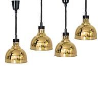 Chauffe-Aliments Commercial, Lampe Chauffante pour Pizza Steak, Lampe Chauffante De Buffet Rétractable 60-180cm, Lustre De Restaurant De Cuisine De Restauration pour Garder Les Aliments, 4pcs