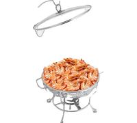 Chauffe-aliments en acier inoxydable, capacité 6L, forme ronde