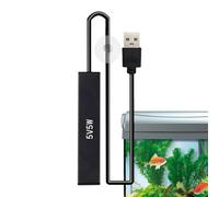Chauffe-aquarium en verre, petit chauffe-aquarium submersible - Chauffe-aquarium compact Turtle Heater - Chauffage préréglé, contrôle précis de la température, résistant à l'usure, pour eau salée et e