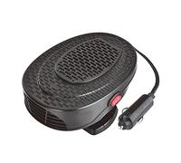 Chauffe Automobile Portable, Ventilateur de Voiture Chauffant 12V 300W Dégivrage et Désembuage Chauffage de Voiture Portable Voiture Chauffage Rapide avec Base Rotative à 360 Degrés Noir