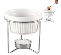 Chauffe-beurre - Appareils de cuisine sans fil en céramique - Chauffe-beurre pour fruits de mer - Convient pour fruits de mer, chocolat, thé, dessert, collations, sauce au lait et cuisine maison