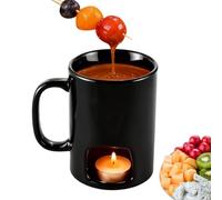 Chauffe-beurre Au Chocolat En Céramique - Tasse À Fondue | Tasse De Fondue Portable, Dîner, Fruits De Mer, Apéritif, Sauce, Bonbons, Fromage, Caramel, Mariage, Pique-nique, Fête, Chefs, Famille