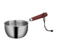 Chauffe-beurre - Casserole en acier inoxydable avec double bec verseur, poignée résistante à la chaleur, finition polie durable | Gadget de cuisine pratique pour la cuisson électrique à induction sur