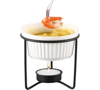 Chauffe-beurre, fournitures de cuisine portable en céramique, fondue au chocolat, fromage, pour fruits de mer, chocolat, thé, dessert, sauce aux fruits, réunions à la maison, cuisine, famille