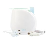 Badabulle Chauffe Biberon Nomade Easy(+) - Utilisation Maison et Voiture, Adaptateur Inclus - Universel avec Anneau d'Adaptation - Chauffe à la Vapeur - Dosette et Panier Inclus