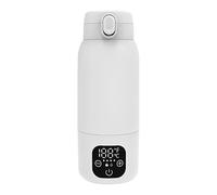 Chauffe Biberon, 500 ml Chauffe Biberon Portable, Température Réglable Chauffe Biberon Et Petit Pot Nomade, Recharge USB Chauffe Biberon Sans Fil pour Les Voyages En Véhicule, en Voiture et en Avion