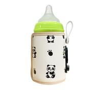 Chauffe-biberon 6 vitesses réglables USB Chauffage de voyage Housses d'isolation avec affichage Accessoires d'alimentation pour bébé