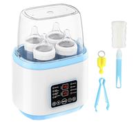 Chauffe Biberon, 8 Modes de Fonctionnement Chauffe-Biberons, Chauffe Biberon Portable pour Lait Maternel, Chauffe Biberon Mam Contrôle de la Température, Chauffe-Biberon Arrêt Automatique