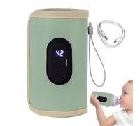 Chauffe-biberon à affichage numérique - Manchon portable USB à température constante | Chauffe-lait de voyage, sac d'alimentation isolé pour bébé, enveloppe de contrôle précis de la chaleur pour prépa