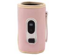 Chauffe-biberon à Lait pour bébé, Affichage Numérique pour Nourrissons, Réglage de la Température pour Enfants, USB pour Couvercle Isolant, Couvercle de Bouteille, Mini (PINK)