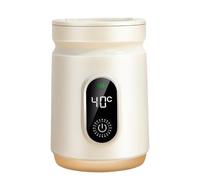 Chauffe-biberon/adaptateur réglable à 4 vitesses pour biberon - Anti-fuite - Avec contrôle de la température de la bouteille en verre