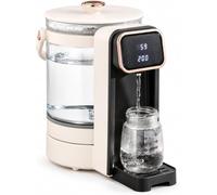 Chauffe-biberon avec thermostat et contrôle précis de la température, réservoir amovible de 3 litres, débit deau réglable, préparation rapide du lait infantile et biberons de nuit.