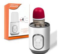 Chauffe Biberon Bébé Électrique,8-en-1 Stérilisateur de Biberons,Rapide Chauffage,Intelligent de la Température,Arrêt Automatique,Sans BPA (Blanc)