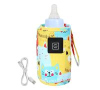 Chauffe-biberon - Chauffage USB rapide, chauffe-lait portable | Contrôle intelligent de la température pour le lait maternel, chaud rapide pour les sorties ou les voyages, idéal pour l'intérieur et