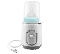 Chauffe-biberon, chauffe-biberon multifonction 8 en 1, chauffe-biberon avec contrôle intelligent de la température et écran LCD, chauffe-biberon en déplacement pour tous les biberons, 220V