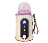 Chauffe-biberon, chauffe-biberon portable USB | Housse isotherme réglable à température réglable pour intérieur et extérieur, voyage, blanc, voir, blanc, 説明を参照してください, Voir description