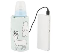Chauffe-Biberon De Lait Maternel, Chauffe-Biberon Usb Portatif, Thermostat De Maintien Au Chaud Pour Le Lait De Voyage, Chauffe-Lait Électrique À Thermostat Pour Les Repas De Bébé (Ours Polaire)