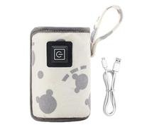 Chauffe-biberon de lait maternel, chauffe-lait portable, sac d'alimentation isotherme, chauffe-bouteille USB, meilleur chauffe-biberon portable, sac isotherme rechargeable pour voyage, 14 x 11 x 4 cm