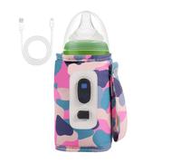Chauffe Biberon de Voyage, Chauffe Biberon USB Voyage,Couvercle Isolant Bouteilles | Bouteilles de Lait Chauffantes Rapidement Chauffantes Chauffantes Heat Keeper avec Affichage de la Température pour