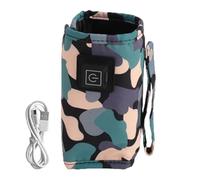 Chauffe-biberon de voyage | Chauffe-lait 30 cm | Chauffe-biberon portable de type C, anti-brûlure et anti-fuite, pour voiture, pour boissons au lait maternel et à l'eau